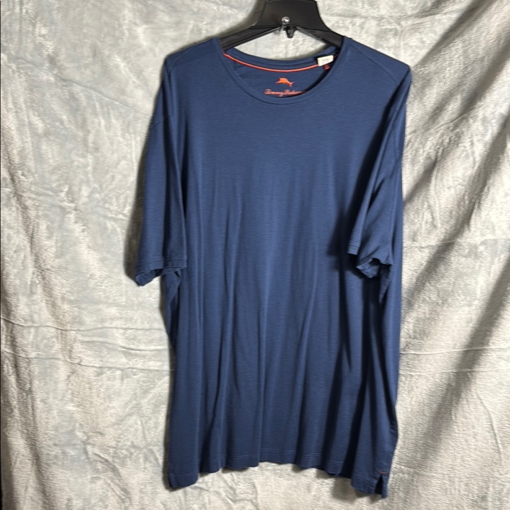 Tommy‎ Bahamas shirt Men's XXL Blue T-Shirt Pima cotton modal blend soft